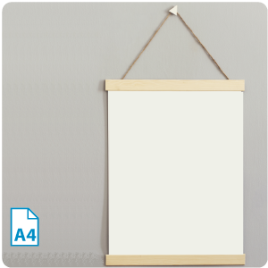 Posterschienen-Set DIN A4